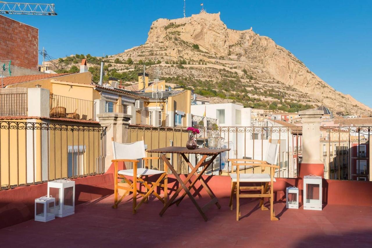 Alc - Stylish Studio With Fantastic Terrace, Old Town アリカンテ エクステリア 写真